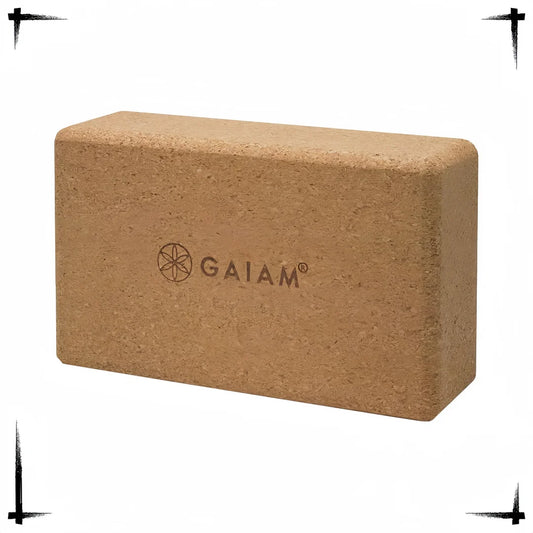 Cork Yoga Brick ,9"L x 3"W x 5.5"Th