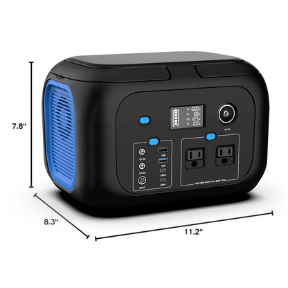 Solar Power Bank 600W/300W/200W/120W ,110V AC Outlets