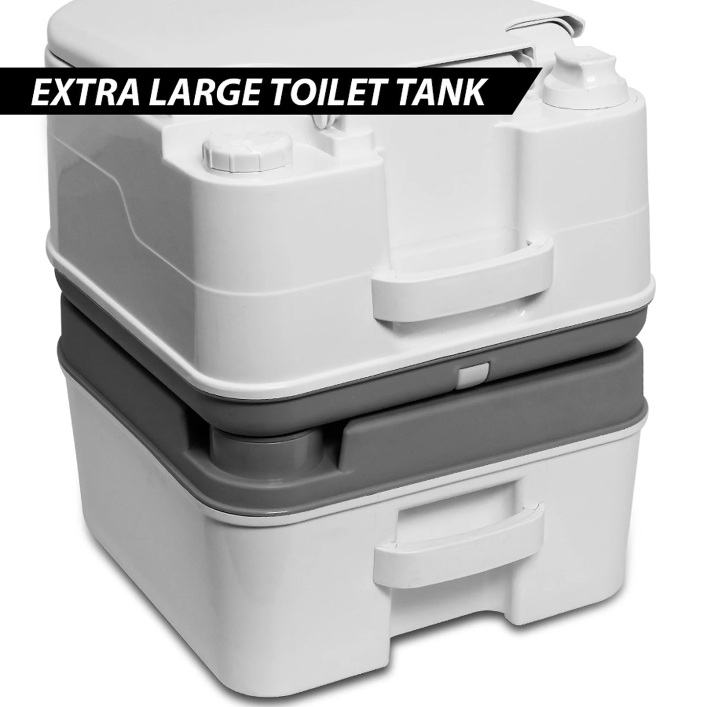 Portable 5.8 Gallon Camping Toilet