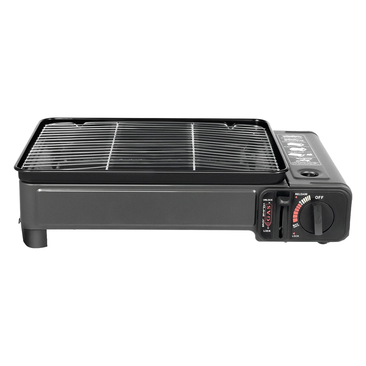Dual Portable Butane Gas Camping Grill-Stove