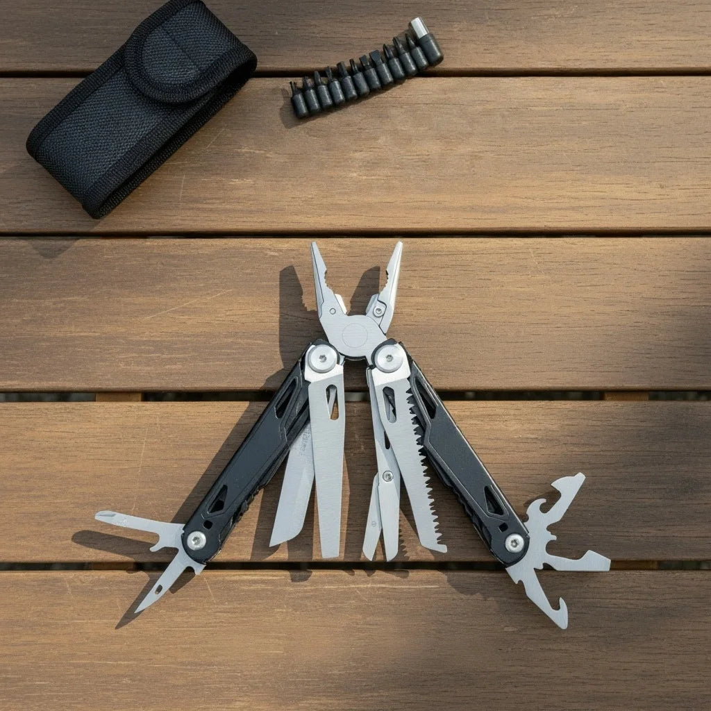 27 in 1 Multitool Pliers - Stainless Steel Survival Tool