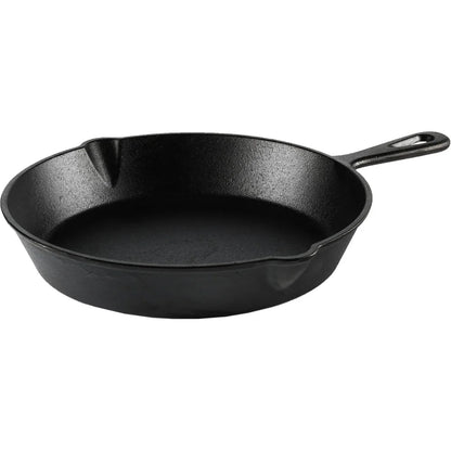 Cast Iron Skillet 10.5 Inch Pre-Seasoned Campfire Safe