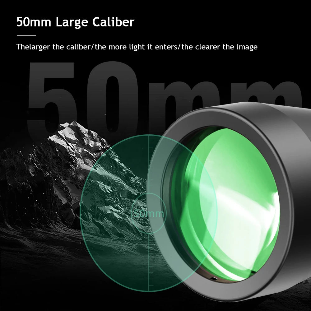 Binoculars Day Night Vision Long Range Waterproof 180x100 Zoom