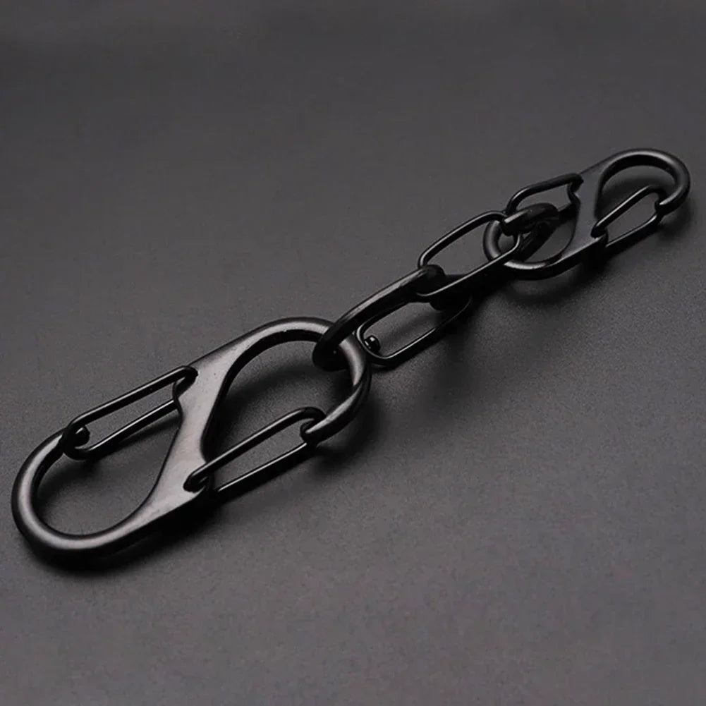 6Pcs S Shaped Metal Double Hooks Carabiner
