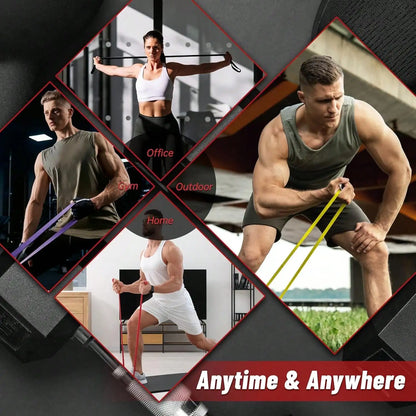 Yoga Fitness Multifunctional Workout Training Band Set