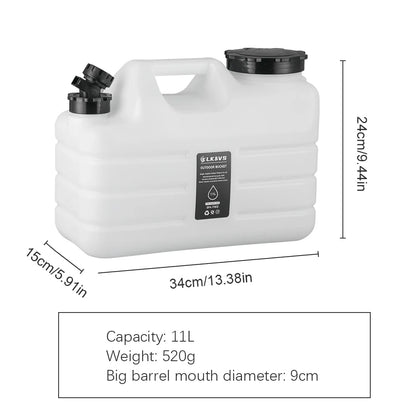 Water Tank Large Capacity Leakproof with Spigot 10/11/12L