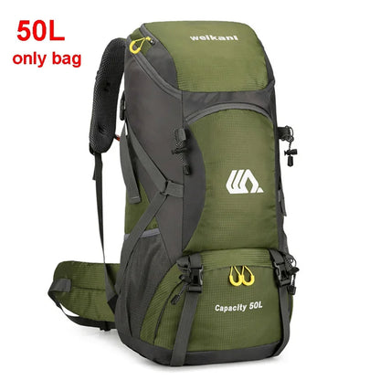 50L Mens Large Waterproof Hiking Backpack