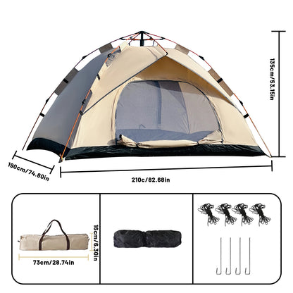 2-4 Person Windproof Lightweight Easy Set Up Tent