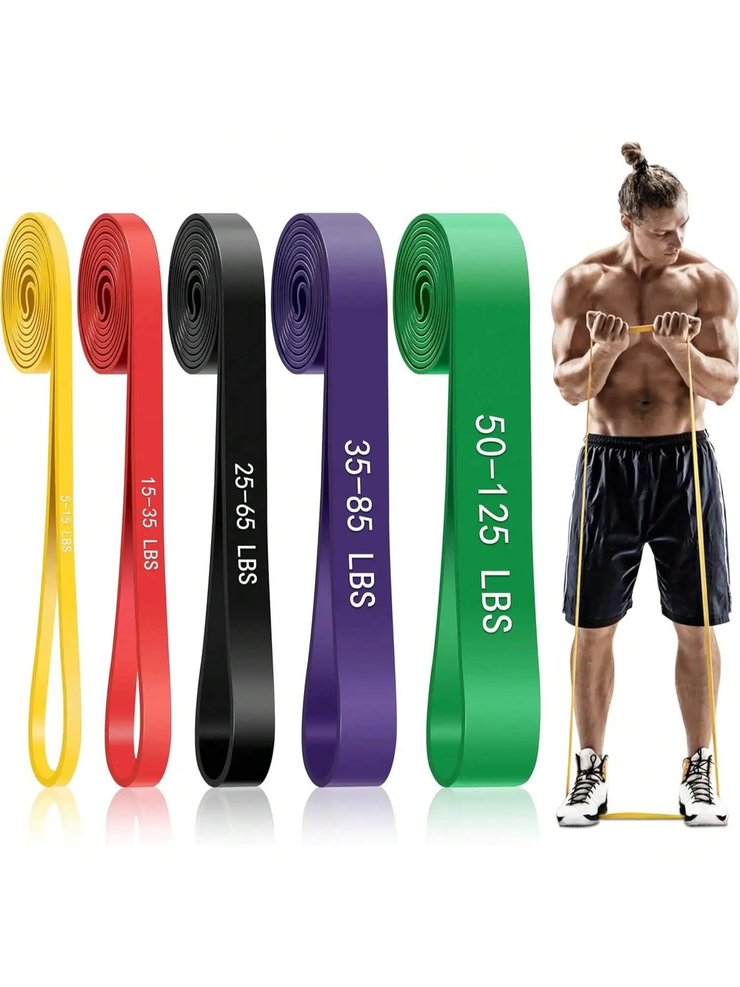 Yoga Fitness Multifunctional Workout Training Band Set