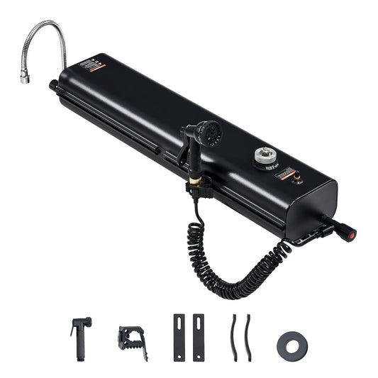 Roof Rack Multi Use Shower High-Capacity Aluminum Water Tank