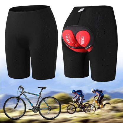 Mens 3D Breathable Padded Lightweight Anti-Slip Cycling Underwear