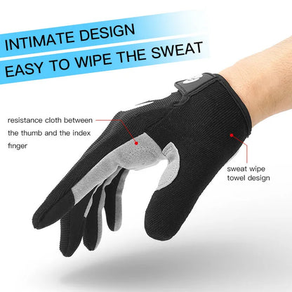 Cycling Gloves Anti-Slip Grips for Men Women with MTB Padded