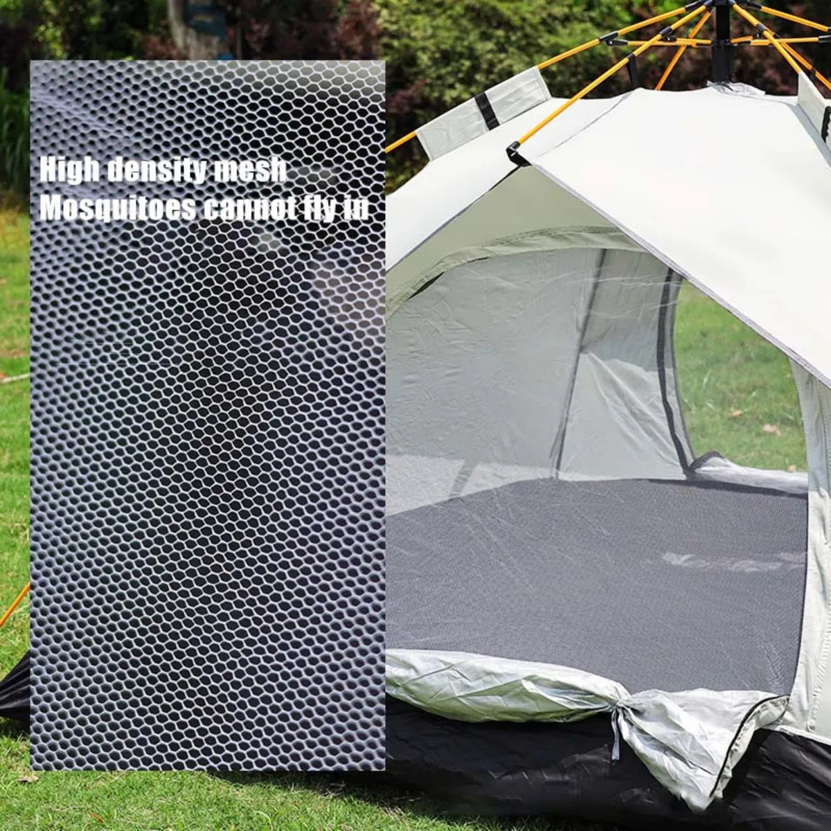 3-4 Person Compact Auto-Tent Quick Setup