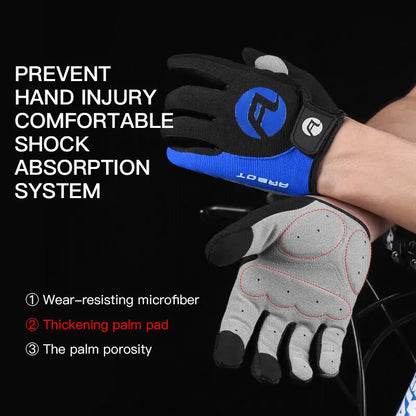 Cycling Gloves Anti-Slip Grips for Men Women with MTB Padded