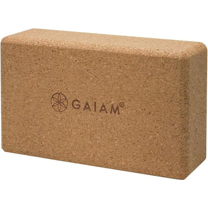 Cork Yoga Brick  ,9"L x 3"W x 5.5"Th
