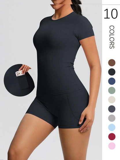 2Pcs Piece Female Yoga Workout Sportswear