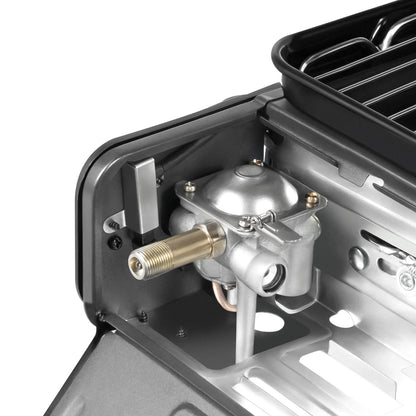 Dual Portable Butane Gas Camping Grill-Stove