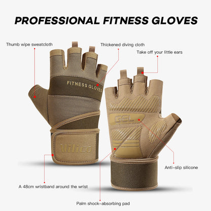 Cycling Anti-Slip Half Finger Gloves
