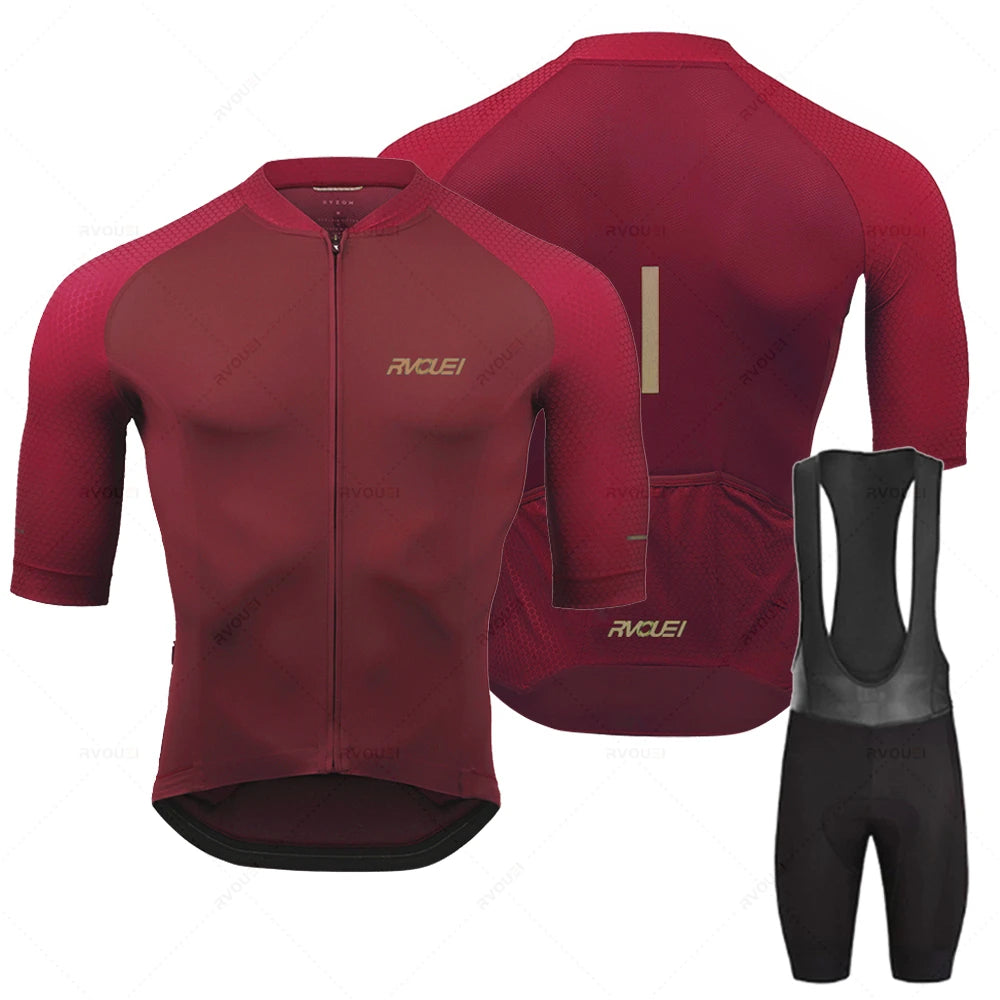 Mens Breathable Cycling Jersey Set