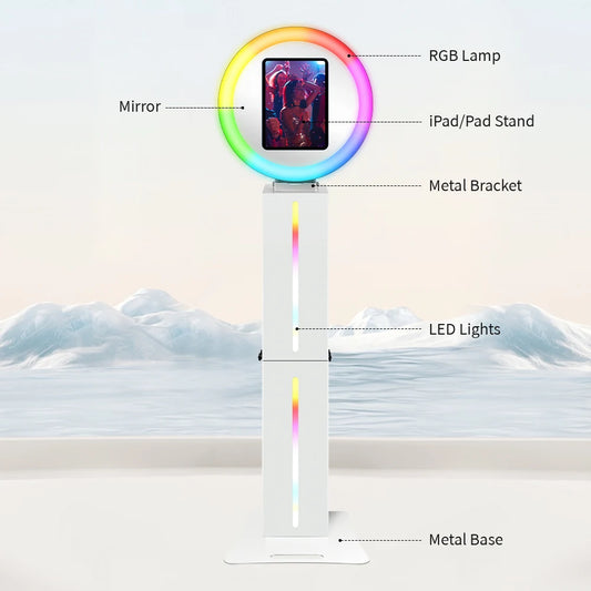 IPad LED Party Events Photobooth Machine For 10.2''/10.5''/11''/12.9''/13''