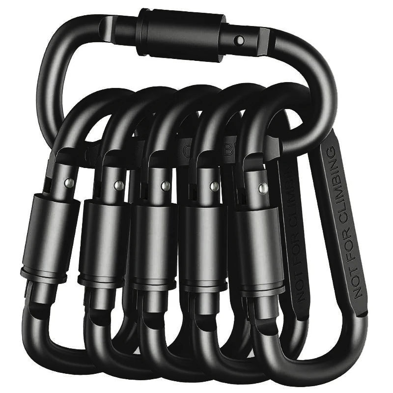 1PCS Carabiner Set For Key Camping Survival EDC Outdoor Keychain Clip  Alloy Aluminum Tactical Caribiner