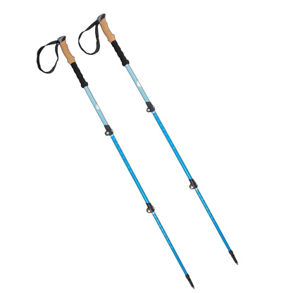 Lightweight Carbon Fiber Trekking Poles Quick Lock Adjustable