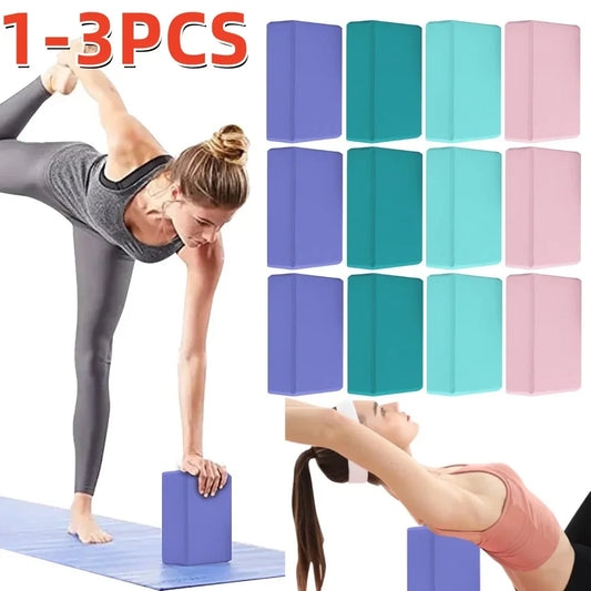 1-3pcs Reinforced Yoga Pilates Blocks