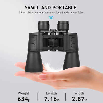 Binoculars Day Night Vision Long Range Waterproof 180x100 Zoom