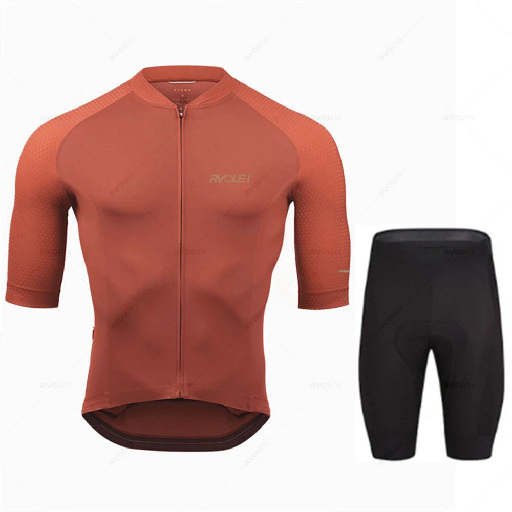 Mens Breathable Cycling Jersey Set