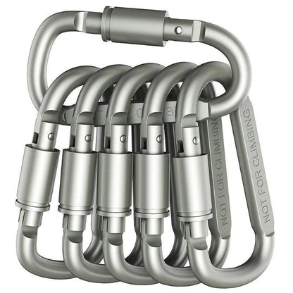 1PCS Carabiner Set For Key Camping Survival EDC Outdoor Keychain Clip  Alloy Aluminum Tactical Caribiner