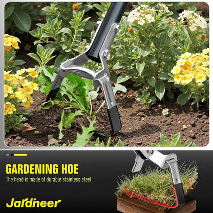 Scuffle Garden Hoe for Weeding, Flower Beds, and Yards