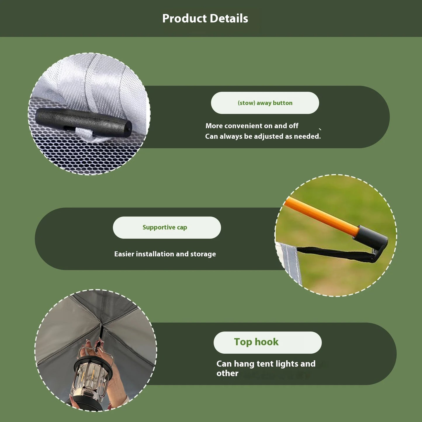 3-4 Person Compact Auto-Tent Quick Setup