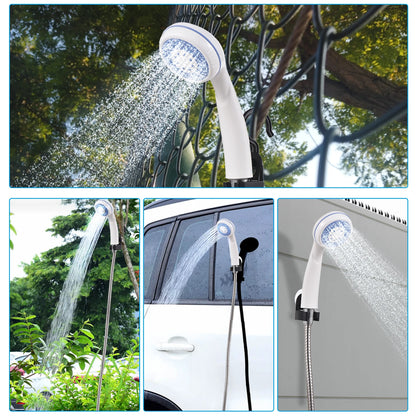 Outdoor Camping Shower USB Rechargeable Electric Shower Pump