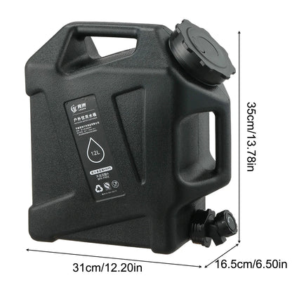 Water Tank Large Capacity Leakproof with Spigot 10/11/12L