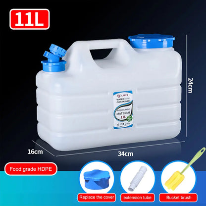 Water Tank Large Capacity Leakproof with Spigot 10/11/12L