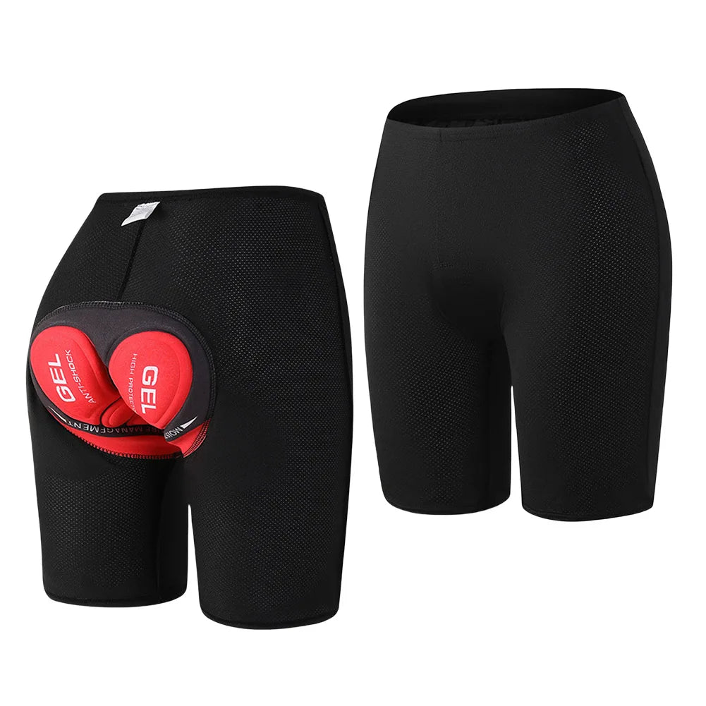 Mens 3D Breathable Padded Lightweight Anti-Slip Cycling Underwear