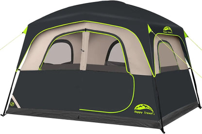 6-Person Easy Setup Waterproof Tent with Rainfly