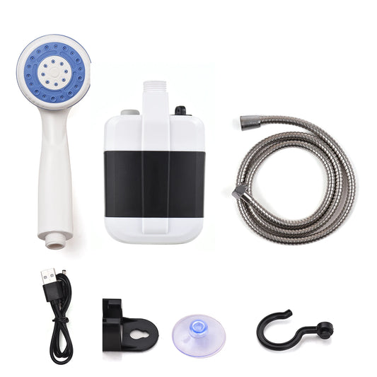 Outdoor Camping Shower USB Rechargeable Electric Shower Pump