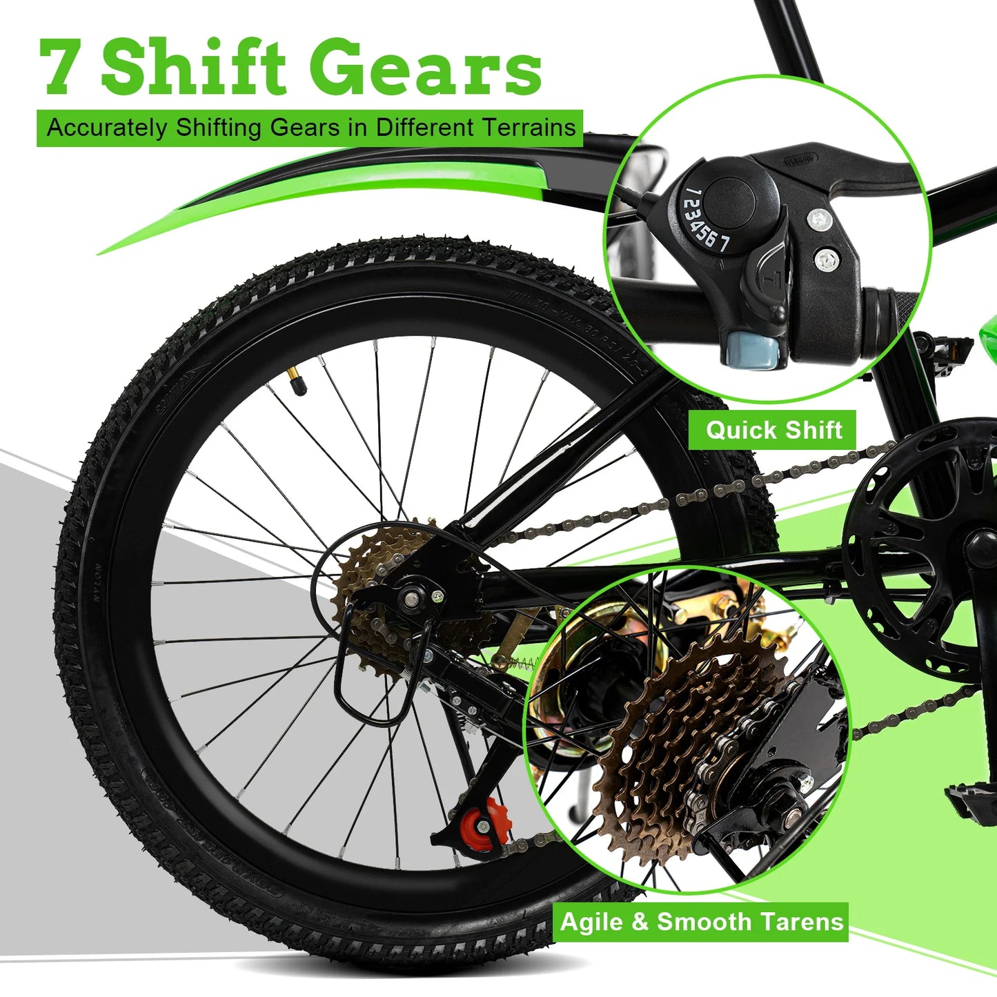 20-inch 7-Speed Kids' Mountain Bike