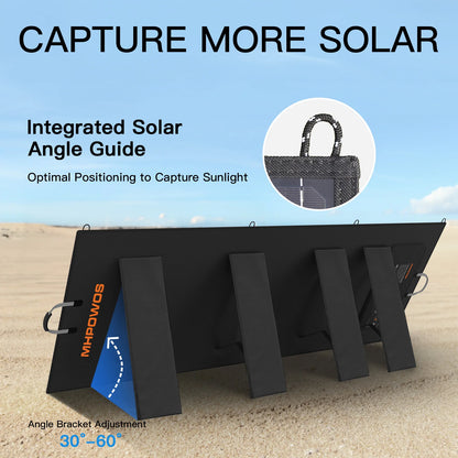 Lightweight Foldable Portable Solar Panel IP67 Waterproof