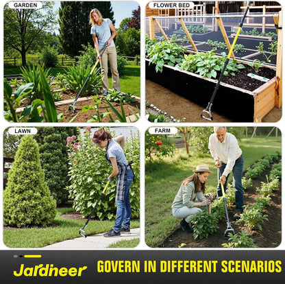 Scuffle Garden Hoe for Weeding, Flower Beds, and Yards
